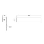  Galatea Design Rail Grzejnik elektryczny 60 cm coffee bronze brushed  GDA7036CB 