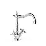 Tres Clasic Bateria umywalkowa chrom 24210902