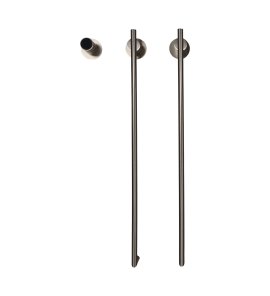   Galatea Design Balance 2 Grzejnik elektryczny odwracalny 76x37 brushed nickel PVD GDA362BN W MAGAZYNIE !!!