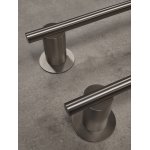  Galatea Design Balance 2 Grzejnik elektryczny odwracalny 76x37 brushed nickel PVD GDA362BN W MAGAZYNIE !!!