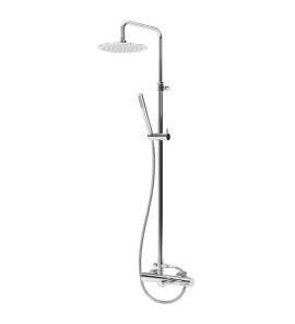 Bruma Leaf2 Bateria wannowo-natryskowa ścienna z deszczownicą Ø 250 mm Chrom 1672822CR