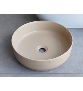   Galatea Design Bulat Umywalka stawiana na blat ∅39 cm Cappuccino matt/Beżowy mat GD112DTMC