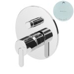 Bruma Leaf Bateria wannowo-natryskowa podtynkowa Pure White 1671301PW