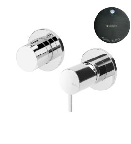 Bruma Leaf2 Bateria wannowo-natryskowa podtynkowa z 2 wyjściami Gunmetal PVD 1673120GM