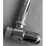 Burlington/Galatea Design Syfon umywalkowy z okrągłym spodem chrom W14/GDW14CHR