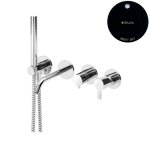 Bruma Leaf Bateria wannowo-natryskowa podtynkowa 3-drożna Night Sky 1672111NS
