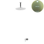 Bruma Leaf Bateria natryskowa podtynkowy z deszczownicą Ø 250 mm Sunrise 1675621SR