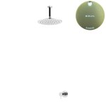 Bruma Leaf2 Bateria natryskowa podtynkowy z deszczownicą Ø 250 mm Sunrise 1675622SR