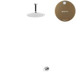Bruma Leaf4 Bateria natryskowa podtynkowy z deszczownicą Ø 250 mm Sunset 1673701SS
