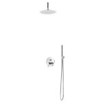 Bruma Leaf Zestaw natryskowa podtynkowy z deszczownicą Ø 250 mm Chrom 1675421CR