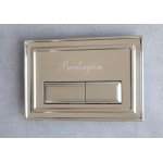   Burlington Traditional Przycisk spłuczki brushed nickel BURPLATEL W MAGAZYNIE!!