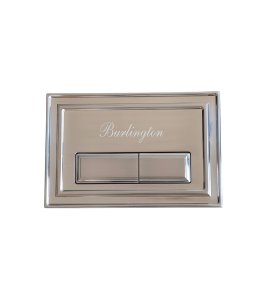   Burlington Traditional Przycisk spłuczki brushed nickel BURPLATEL W MAGAZYNIE!!