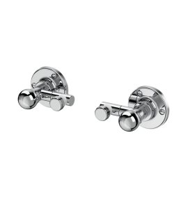 Burlington Uchwyt do mocowania lustra (para) Chrom MI18501C