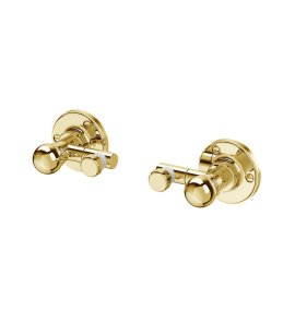 Burlington Uchwyt do mocowania lustra (para) Gold MI18501G
