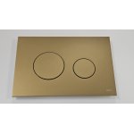   TECE Loop Przycisk spłukujący do WC podwójny 22x15 mosiądz metaliczny/sunrise 9240936 W MAGAZYNIE!!