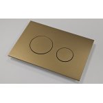  TECE Loop Przycisk spłukujący do WC podwójny 22x15 mosiądz metaliczny/sunrise 9240936 W MAGAZYNIE!!
