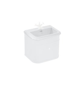 Burlington Chalfont Umywalka 65x47 biały połysk CH0651SCW