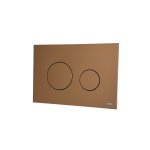 TECE Loop Przycisk spłukujący do WC podwójny 22x15 czerwony brąz 9240937