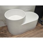   Galatea Design Ovula Umywalka ścienna 50x26,5 white matt/biały mat GDMYN317MW