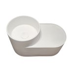   Galatea Design Ovula Umywalka ścienna 50x26,5 white matt/biały mat GDMYN317MW