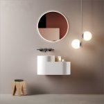   Galatea Design Ovula Umywalka ścienna 50x26,5 white matt/biały mat GDMYN317MW