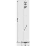   Duravit Wave Bateria wannowa wolnostojąca podtynkowa element zewnętrzny brąz szczotkowany WA5250000004 W MAGAZYNIE!!