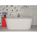 Alanad Rongbuk Evo Wanna wolnostojąca 137x75,5 cm z przelewem szczelinowym biały AWW-012-140ZP