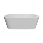 Alanad Rongbuk Evo Wanna wolnostojąca 137x75,5 cm z przelewem szczelinowym biały AWW-012-140ZP