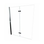 Alanad Jeziorak Parawan nawannowy 2-panelowy składany 120x150 Chrom SPW-002-120CH