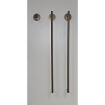   Galatea Design Balance 2 Grzejnik elektryczny odwracalny 76x37 brushed rose gold PVD GDA362RG W MAGAZYNIE !!!