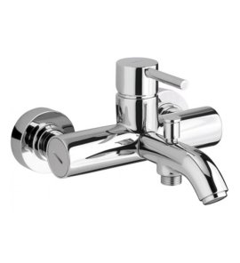 Webert Elio Slim Bateria wannowo-natryskowa ścienna Chrom EL850102.015