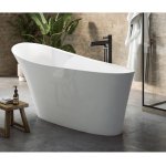 Victoria+Albert Ledro Wanna Wolnostojąca 167x70,5 cm Biała LED-N-SW-IO