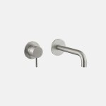 Webert Elio Steel Bateria umywalkowa podtynkowa 1-uchwytowa Stal nierdzewna EA830616.440
