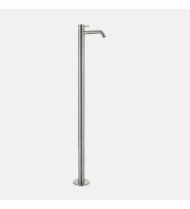 Webert Elio Steel Bateria umywalkowa 1-otworowa podłogowa bez korka Stal nierdzewna EA832101.440