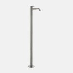 Webert Elio Steel Bateria umywalkowa 1-otworowa podłogowa bez korka Stal nierdzewna EA832101.440