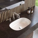 Victoria+Albert Barcelona 53 Umywalka podblatowa 53,1x35,1 cm Biała mat UB-BAR53M-SM-IO