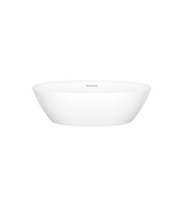 Victoria+Albert Lussari 55 Umywalka nablatowa 54,3x32,5 cm Biała mat VB-LUS55M-SM-IO