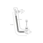 Victoria+Albert Kit 61 Odpływ ze zintegrowanym przelewem Polerowany chrom K-61-PC