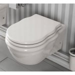 Hidra Ellade Miska WC wisząca z deską wolnoopadjąca biała Biała DW10.001+DXZ.001
