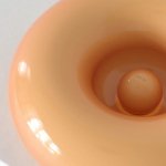 Trone Orbe Umywalka okrągła Ø 44 cm z korkiem Peach ORBEPE