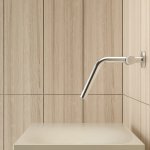 Trone Arc Bateria umywalkowa podtynkowa brushed stainless steel ARCPTIS