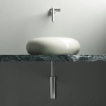 Trone Encelade Syfon umywalkowy brushed stainless steel ENCELADEHIS