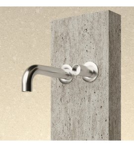 Trone Mage Bateria umywalkowa podtynkowa brushed stainless steel MAGEPTIS