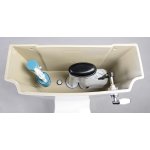 Aqualine Antik Miska stojąca kompakt 76x48 z deską wolnoopadającą i spłuczką biały połysk AK107-01