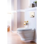 Aqualine Antik Miska wisząca 53x36 z deską wolnoopadającą biały połysk AN320+KC0303