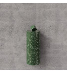 Trone Pandore Kosz łazienkowy ścienny Flaked Green PANDOREFG