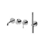 Remer Atelier Bateria wannowo-natryskowa podtynkowa z zestawem natryskowym - element zewnętrzny Chrom AL53D2PWB