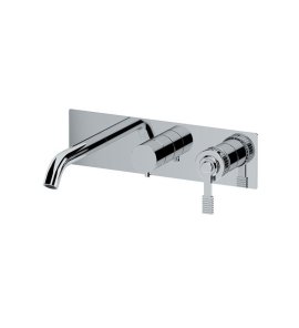 Remer Atelier Bateria wannowo-natryskowa podtynkowa 2-drożna - element zewnętrzny Chrom AL54D2WB