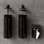 Trone Trium Zestaw akcesoriów łazienkowych Black TRIUMBL