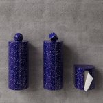 Trone Trium Zestaw akcesoriów łazienkowych Flaked Blue TRIUMFB